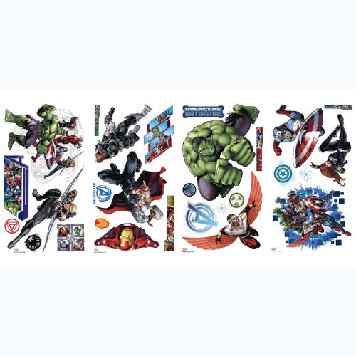 RoomMates RMK2242SCS RM – Marvel’s Avengers Wandtattoo, PVC, Bunt, 29 x 13 x 2.5 cm - 3