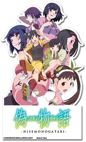 Nisemonogatari Sticker New Group Anime Gifts Toys Licensed ge55156