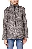  ESPRIT Damen 088EE1G031 Mantel, Schwarz (Black 001), X-Large (Herstellergröße:XL)