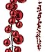 Produktbild RAZ Imports - 4' Red Christmas Ball Garland by RAZ Imports