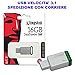 Produktbild Stift USB-Speicherstick Speicherkarte Kingston 16 GB 3.1 3.0 2.0 DT50 Data Traveler DataTraveler Computer PC Notebook Windows Mac Linux Packung Blister