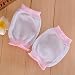 Zicac One Pair Cute Infant Toddler Baby Adjustable Elastic Strechy Soft Knee Elbow Leg Pad Crawling Safety Protector (Pink)