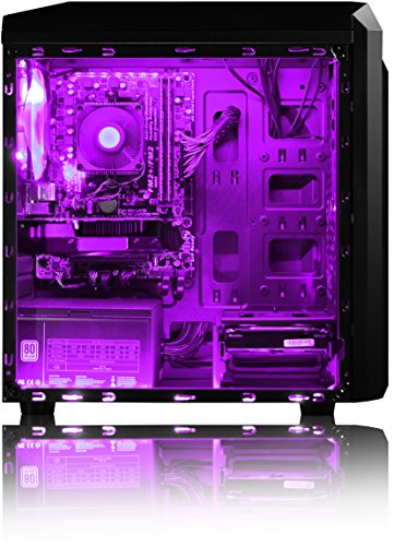 VIBOX Pyro GS650T-84 Komplett-PC Paket Gaming PC – 4,1GHz AMD FX 6-Core CPU, GTX 1050 Ti GPU, Super, Desktop Gamer Computer mit Spielgutschein, 22″ HD Monitor, Gamer Tastatur & Mouse, Windows 10, Grün Innenbeleuchtung, lebenslange Garantie* (3,5GHz (4,1GHz Turbo) Superschneller AMD FX 6300 Sechs 6-Core Prozessor CPU, Nvidia GeForce GTX 1050 Ti 4GB Grafikkarte GPU, 16GB DDR3 1600MHz RAM, 2TB (2000GB) SATA III 7200rpm Festplatte, 85+ Netzteil, CIT Storm Grün Gaming Geh§use, AM3+ Mainboard) - 4