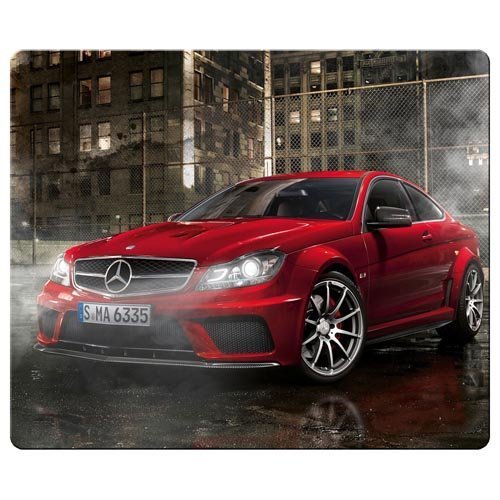 26 x 21 cm/25,4 x 20,3 cm Mauspad Präzise Tuch und Soft Gummi Mauspad wasserabweisend Mercedes Benz Car Logo Super