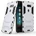 Produktbild LG V30 Hülle, Awesome Armor Foldable Movie Back Stand Slim Cover, TAITOU New Ultra Hybrid 2 In 1 Thin Anti Drop/Scratch Warrior Protect Phone Case For LG V30 Silver