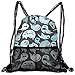 Produktbild Jxrodekz Personalized Terrible Ghosts Drawstring Sports Nackpack with Mesh Pocket Cinch Bags