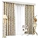 Produktbild Vorhänge Amerikanischen Pastoralen Stil Wohnzimmer Schlafzimmer Blackout Vorhänge Einfache Boden Bis Deckenfenster Fertige Dicke Vorhänge (Size : Width 300*Height 270cm (Curtain))