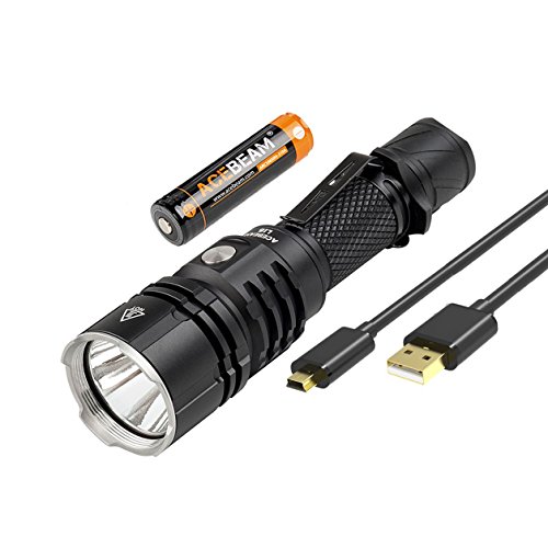 Hellste Taschenlampe Acebeam L16 2000 Lumens 603 Meters LED USB Aufladbare Taschenlampe mit Akku