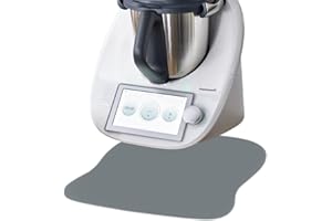 ‎SKINGHONG SkingHong Unterlage für Thermomix TM6 TM5 TM31 TM Friend Zubehör - Gleitbrett und Anti-Rutsch, Wiederverwendbar für Vorwerk TM5 TM6 Küchenmaschine, Grau