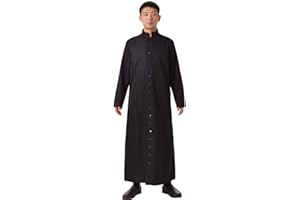 BLESSUME Robe Catholique Église Prêtre Cassock Romaine Clergé Vêtements Liturgiques