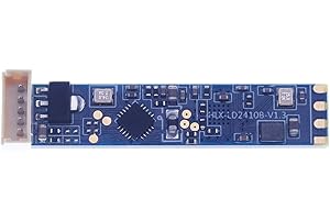 SEENGREAT 24GHz Microwave Radar Sensor Module LD2410,Human Presence Radar Sensing Module 24Gmm Wave Non-contact Monitoring Sensing Detector,GPIO and UART Output,Bluetooth,Vertical Port