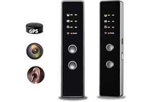 FJJVFF Hidden Camera Detectors丨Infrared Camera Detector丨Wireless Detector丨Anti Spy Anti-Recording Detectors丨Magnetic for GPS Locator Tracker丨Eavesdropper Detector丨for Hotel Home Office Traveling Airbnb