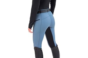 Fossean Jodphurs Ladies Silicone Grip Soft Horse Riding/Gym/Yoga Leggings Tights Breeches Equine