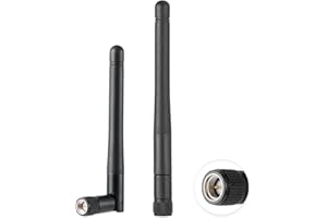 ‎VECYS Vecys 2PCS Dwuzakresowa WiFi Antena 2.4GHz 5GHz 5.8GHz Antena 3dBi MIMO SMA Męska Antena do Bezprzewodowego Routera WiFi Karta LAN PCIe Router Monitor do Monitoringu Wideo
