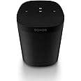 Sonos One Generazione 2 Smart Speaker Altoparlante Wi-Fi Intelligente, con Alexa integrata, AirPlay e Google Assistant, Nero