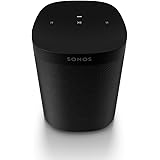 Sonos One Generazione 2 Smart Speaker Altoparlante Wi-Fi Intelligente, con Alexa integrata, AirPlay e Google Assistant, Nero