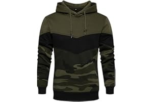 PADOLA Felpa Uomo Felpe con Cappuccio Manica Lunga Semplice Pullover Hoodie