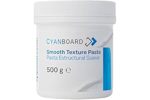 Cyanboard, Pasta strutturale texture morbida (Smooth) 500 gr. Arti plastiche, pittura, rilievi, modellini, artigianato.