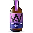 WELL ACTUALLY Liposomal Glutathione 500mg (50 Servings - 250ml) High Bioavailability Setria® Glutathione Supplement with Vitamin B6 & Selenium - Powerful Antioxidant - Vegan, Blueberry Mint Flavour