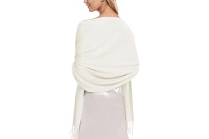 EASE LEAP Pashmina Regalo Boda Invitados Bufanda De Invierno Para Mujer Chal Fiesta Suave Grueso para Mujeres Estolas 200X70cm
