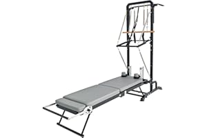 nexace Pilates Reformer Machine Equipment with Spring for Home Workout,Foldable Reformer Pilates for Beginner ,Big Size