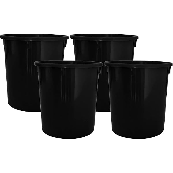 Safco Open Top Oval Waste Receptacle, 14 Gal, Steel, White, Ships In 1 3 Business Days   Mfr 9921wh