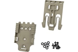AOTUMUT Tactical QLS Gun Holster Adapter Base Qucik Release Buckle Kit, Quick Pull Holster Adapter Base Zubehör