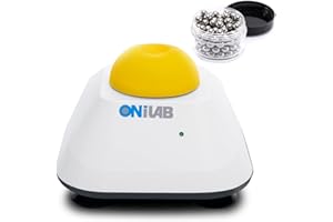 ONiLAB Mini Vortex mikser z funkcją dotykową, mieszanie laboratoryjne, lakier do paznokci, klejów do rzęs i farb akrylowych, laboratorium Vortex ze stabilną aluminiową podstawą odlewniczą, 120 szt.