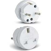 İngiliz Priz Adapt&ouml;r&uuml;, UK Fiş D&ouml;n&uuml;şt&uuml;r&uuml;c&uuml;, Topraklı Seyahat Adapt&ouml;r&uuml;; T&uuml;rkiye Tipi Cihazlar İ&ccedil;in 3500W G&uuml;&ccedil;, TSE & CE Sertifik