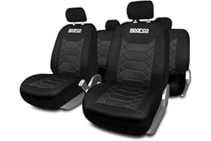 Sparco SPC1016BK - Juego Fundas BK, Negro