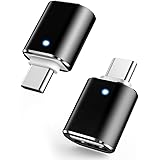 USB C to USB 3.0 OTG Adapter (2 Pack), USB-C to USB-A 3.0 Adapter Compatible with MacBook, Cell Phone and Type C Devices
