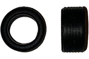 SSC TYRES SSC Slot Cars 2 pcs Super Grip Replacement Car Tyres/Tires Set Accessory, Rally Fronts Compatible for Scalextric Saloon Cars Fiesta XR2, Ferrari F40 Front, Lamborghini Diablo etc. 8.5mm Wide