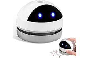Sporgo Mini Aspirateur de Table Portable Sans Fil, Rechargeable par USB, Haute Puissance d'Aspiration pour Le Nettoyage des Miettes, la Maison