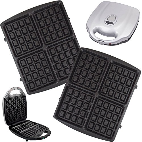 1 Satz Waffelplatten passend für Syntrox Chef Maker ZN-2000W und Efbe Schott Zaubernuss ZN 800 XXL - 3