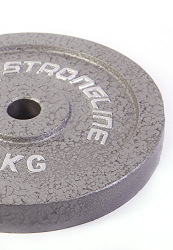 Hantelscheiben Set Hantel Gewichte Gusseisen 5 – 40 kg für Kurzhanteln und Langhanteln 30 mm - 7