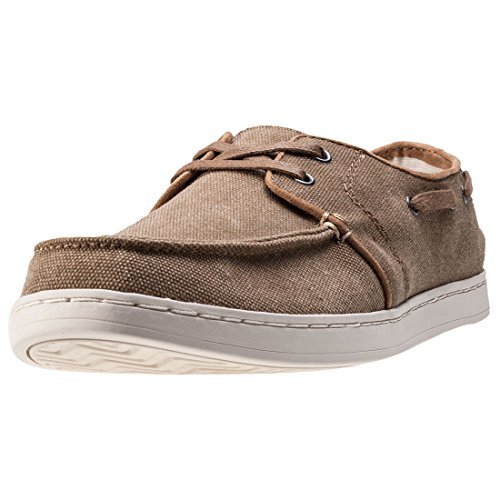 Toms - Culver Canvas Boat Shoe, Toffee, 12