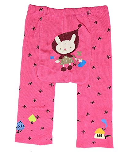 Instylewear Boy Girl Baby Unisex Kids Toddler Cotton Blend Tights Leggings Pants Trousers Smile Bear Camping Blue 1-2 years
