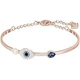 Swarovski Duo Evil Eye Bangle Blue Metal Mix