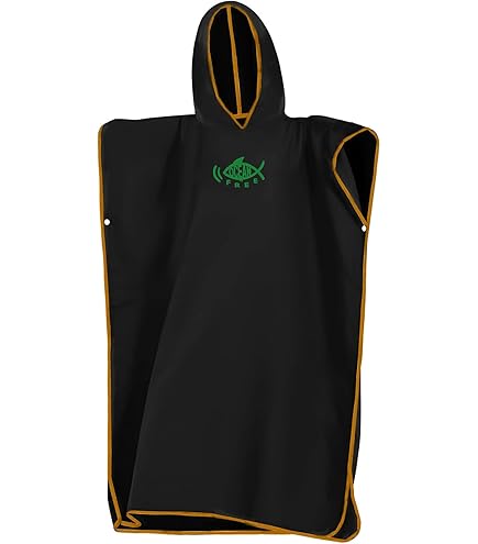 Poncho Asciugamano Microfibra Con Cappuccio - Per Spiaggia, Nuoto, Surf, Uomo E Donna - Foto 12