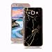 Produktbild Samsung Galaxy J5 2016 Marmor Hülle, Yunbaozi Marmor Entwurf Weich Hülle Silikon-Gummi Schützend Soft Marble Case Naturstein Textur Flexibel Glatt Étui Anti-Kratzer Granit-Muster Hülle für Samsung Galaxy J5 2016 - Schwarzes Gold