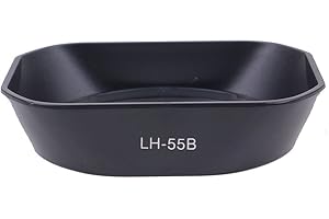 Pixco LH-55B Bayonet Mount Lens Hood for Olympus 9-18mm 12-50mm Lens (LH-55B 52MM)