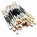 LuckyFine 100Pcs Disposable Make-Up Eye Shadow Sponge Lip Brush Applicator Cosmetic Tool