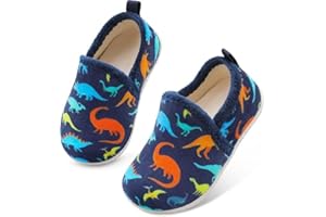 JIASUQI Toddler Slippers Boys Girls Slip on House Shoes Lightweight Baby Sock Shoes Outdoor Kid Walking Shoes