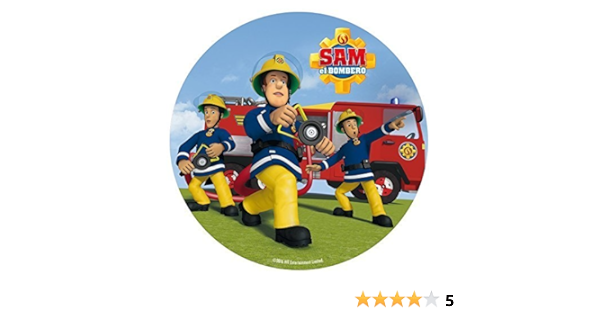 Generique Disque Azyme Sam Le Pompier 21cm Gateau Gateau Decorations Livraison Gratuite Amazon Fr Epicerie