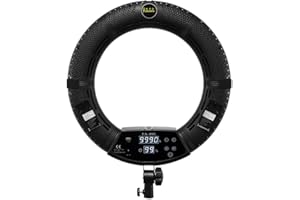 Yidoblo 18-Zoll-Bluetooth-Steuerungs-LED-Ringlicht für Telefon und Kamera,96 W,2800K-9900K für Fotografie,Make-up,YouTube-Videoaufnahmen,kompatibel mit Kamera und Handy(Ohne Stativ und Tasche)