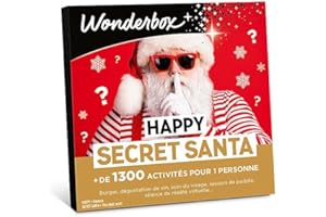 Wonderbox - Happy Secret Santa - Coffret Cadeau - Idée Cadeau Multi Activités
