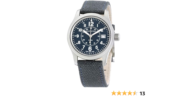 hamilton khaki blue dial