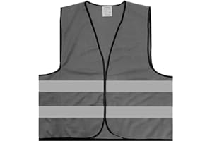 MISTER WARNWESTO Warnweste BZW. Signalweste bunt mit reflektierenden Streifen blank