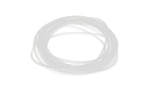 sourcing map Tube PTFE Tuyau 3mm x 4mm Transparent 5 Mètre
