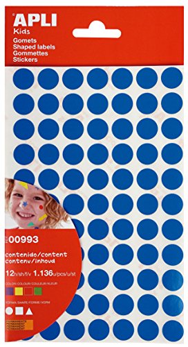APLI - Bolsa de gomets figuras geom  tricas peque  as 12 hojas